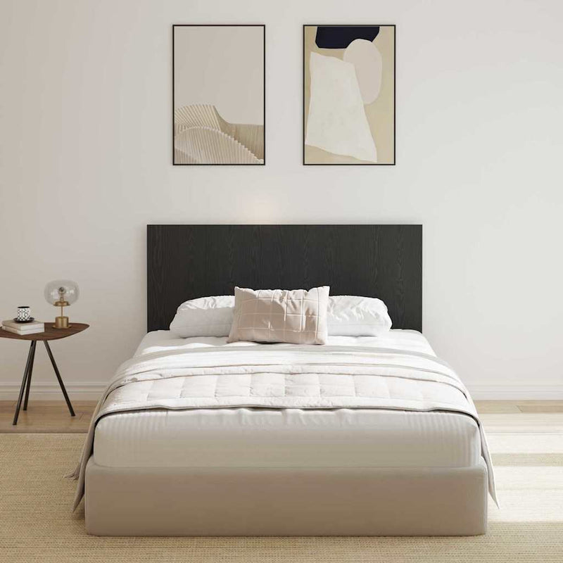 vidaXL Fejtámla Musta tammi 160 x 1,5 x 80 cm Faanyag