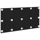 vidaXL Ágyszerkezet Fejtámla Fekete tölgy 160 x 1.5 x 80.5 cm Faanyag