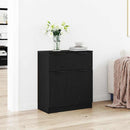 vidaXL Széf Fekete tölgy 60 x 30 x 70 cm Faanyag
