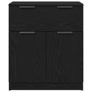 vidaXL Széf fiókkal Fekete tölgy 60 x 30 x 70 cm Faanyag