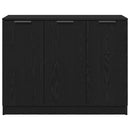 vidaXL Széf Fekete tölgy 90,5 x 30 x 70 cm Faanyag