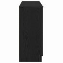 vidaXL Széf Fekete tölgy 90,5 x 30 x 70 cm Faanyag