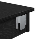 vidaXL Fali bárasztal Fekete tölgy 102 x 45 x 103,5 cm Faanyag