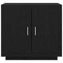 vidaXL Széf Fekete tölgy 80 x 40 x 75 cm Faanyag