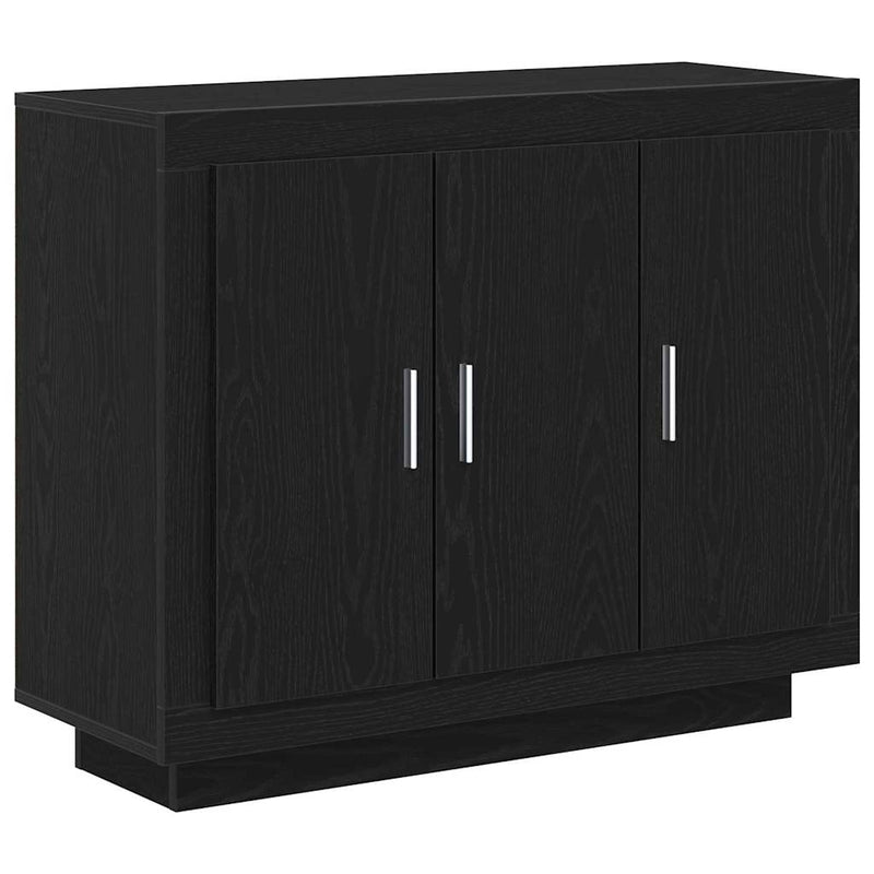 vidaXL Széf Fekete 92 x 35 x 75 cm Faanyag