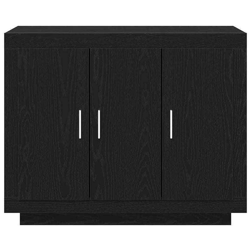 vidaXL Széf Fekete 92 x 35 x 75 cm Faanyag