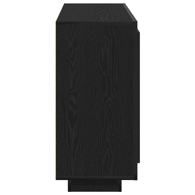 vidaXL Széf Fekete 92 x 35 x 75 cm Faanyag