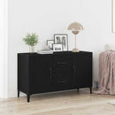 vidaXL Széf fiókkal Fekete tölgy 100 x 36 x 60 cm Faanyag