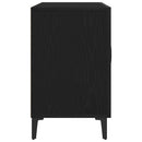 vidaXL Széf fiókkal Fekete tölgy 100 x 36 x 60 cm Faanyag