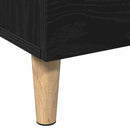 vidaXL Magasfiú fiókkal Fekete tölgy 70 x 31 x 115 cm Faanyag