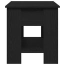 vidaXL Dohányzóasztal Musta tammi 101 x 49 x 52 cm Faanyag