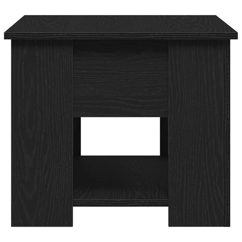 vidaXL Dohányzóasztal Musta tammi 79 x 49 x 41 cm Faanyag