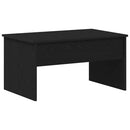 vidaXL Dohányzóasztal Fekete tölgy 80 x 50,5 x 41,5 cm Faanyag