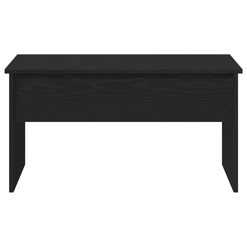 vidaXL Dohányzóasztal Fekete tölgy 80 x 50.5 x 41.5 cm Faanyag