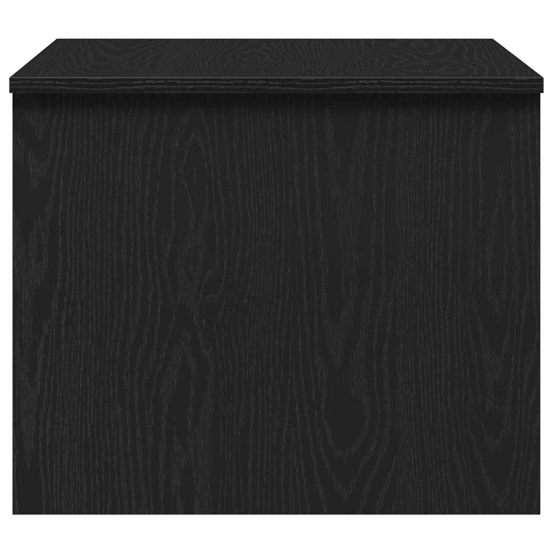 vidaXL Dohányzóasztal Fekete tölgy 80 x 50.5 x 41.5 cm Faanyag