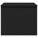 vidaXL Dohányzóasztal Fekete tölgy 80 x 50,5 x 41,5 cm Faanyag