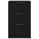 vidaXL Éjjeliszekrény 2 pcs Musta tammi 40 x 65 x 65 cm Faanyag