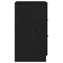 vidaXL Éjjeliszekrény 2 pcs Musta tammi 40 x 65 x 65 cm Faanyag