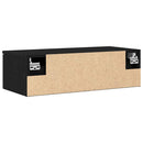 vidaXL Fali Szekrény fiókkal Fekete tölgy 68 x 30 x 20 cm Faanyag