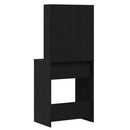 vidaXL Öltözködőasztal fiókkal Fekete tölgy 60 x 40 x 140 cm Faanyag