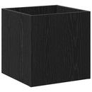 vidaXL Cserép doboz Fekete tölgy 40 x 40 x 40 cm Faanyag