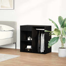 vidaXL Sminkes szekrény fiókkal Fekete tölgy 80 x 40 x 75 cm Faanyag