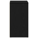 vidaXL Sminkes szekrény fiókkal Fekete tölgy 80 x 40 x 75 cm Faanyag
