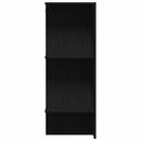 vidaXL Előszobafal polcokkal Fekete tölgy 97,5 x 37 x 99 cm Faanyag