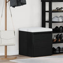 vidaXL Fiókos szekrény fiókkal Fekete tölgy 40,5 x 40 x 40 cm Faanyag