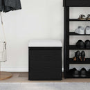 vidaXL Fiókos szekrény fiókkal Fekete tölgy 40,5 x 40 x 40 cm Faanyag