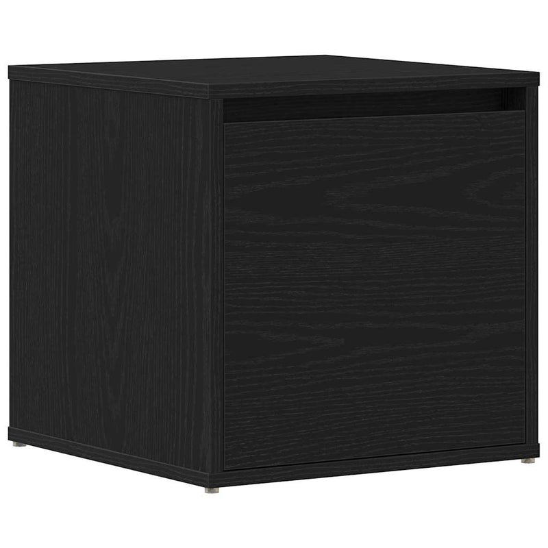vidaXL Fiókos szekrény fiókkal Musta tammi 40.5 x 40 x 40 cm Faanyag