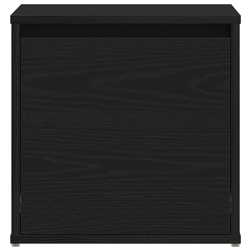 vidaXL Fiókos szekrény fiókkal Musta tammi 40.5 x 40 x 40 cm Faanyag