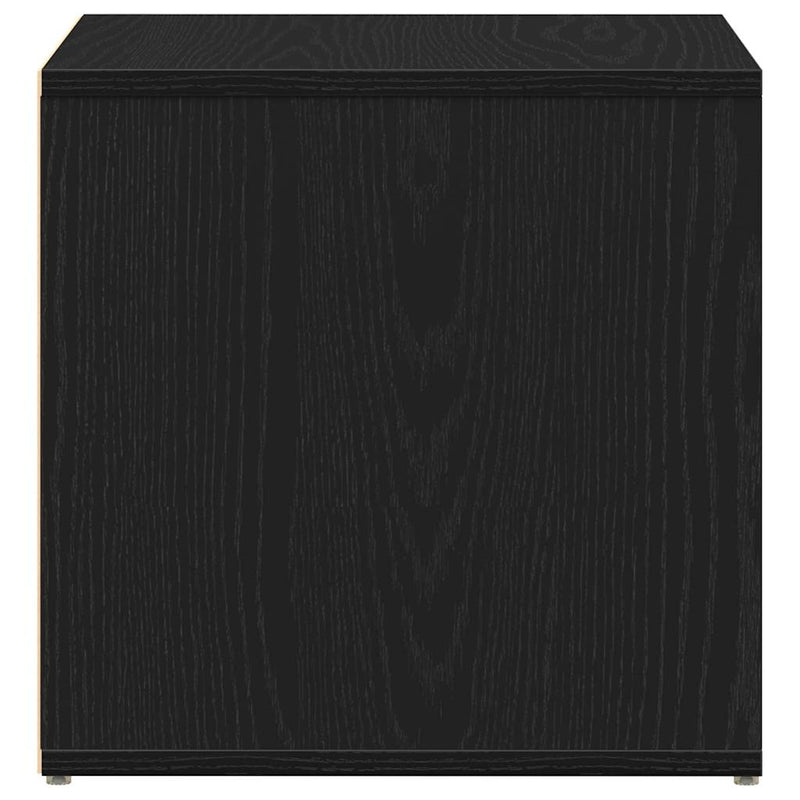 vidaXL Fiókos szekrény fiókkal Musta tammi 40.5 x 40 x 40 cm Faanyag