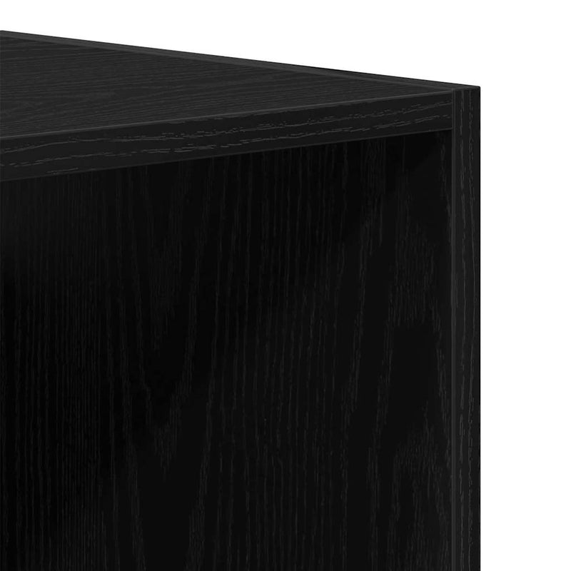 vidaXL Függőleges Faliszekrény Fekete tölgy 69,5 x 32,5 x 90 cm