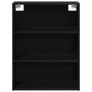 vidaXL Függőleges Faliszekrény Fekete tölgy 69,5 x 32,5 x 90 cm