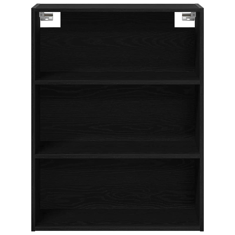 vidaXL Függőleges Faliszekrény Fekete tölgy 69,5 x 32,5 x 90 cm