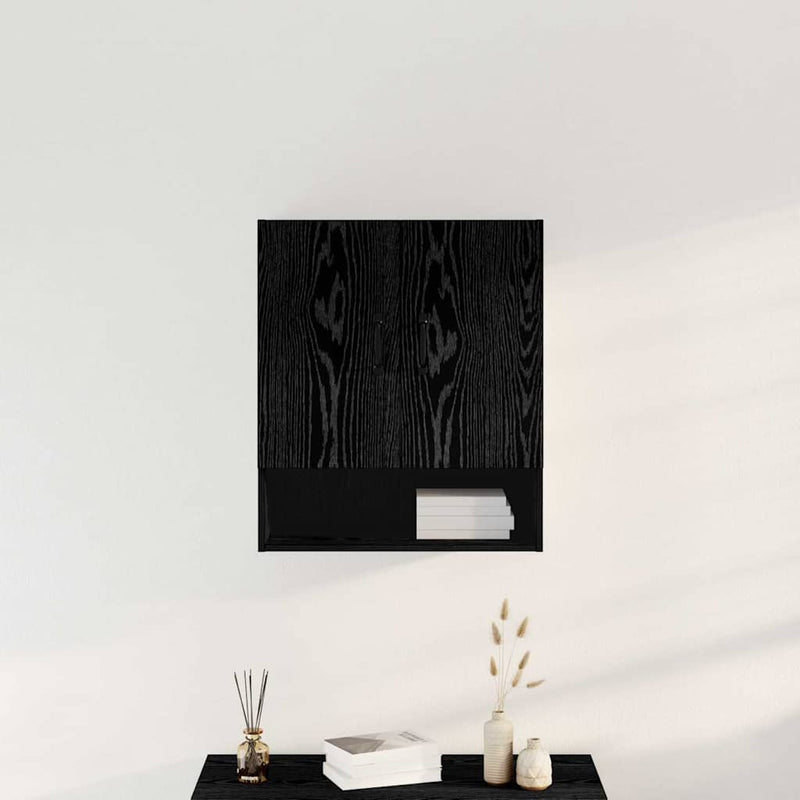vidaXL Fali Szekrény Musta tammi 60 x 30 x 70 cm Faanyag