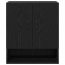 vidaXL Fali Szekrény Fekete tölgy 60 x 30 x 70 cm Faanyag