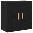 vidaXL Fali Szekrény Fekete tölgy 60 x 30 x 60 cm Faanyag
