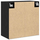 vidaXL Fali Szekrény Fekete tölgy 60 x 30 x 60 cm Faanyag