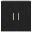 vidaXL Fali Szekrény Fekete tölgy 60 x 30 x 60 cm Faanyag