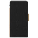 vidaXL Fali Szekrény Fekete tölgy 60 x 30 x 60 cm Faanyag