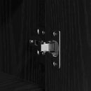 vidaXL Széf fiókkal Fekete tölgy 80 x 33 x 70 cm Faanyag