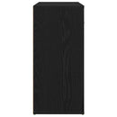 vidaXL Széf fiókkal Fekete tölgy 80 x 33 x 70 cm Faanyag