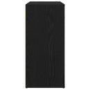 vidaXL Széf fiókkal Fekete tölgy 80 x 33 x 70 cm Faanyag