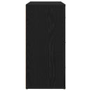 vidaXL Széf fiókkal Fekete tölgy 80 x 33 x 70 cm Faanyag