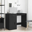 vidaXL Asztal fiókkal tárolóval Fekete tölgy 100 x 49 x 74 cm Faanyag
