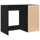 vidaXL Asztal fiókkal tárolóval Fekete tölgy 100 x 49 x 74 cm Faanyag