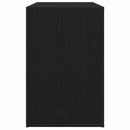 vidaXL Asztal fiókkal tárolóval Fekete tölgy 100 x 49 x 74 cm Faanyag