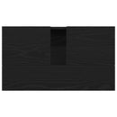 vidaXL Fürdőszobai mosdószekrény Fekete tölgy 58 x 33 x 60 cm Faanyag